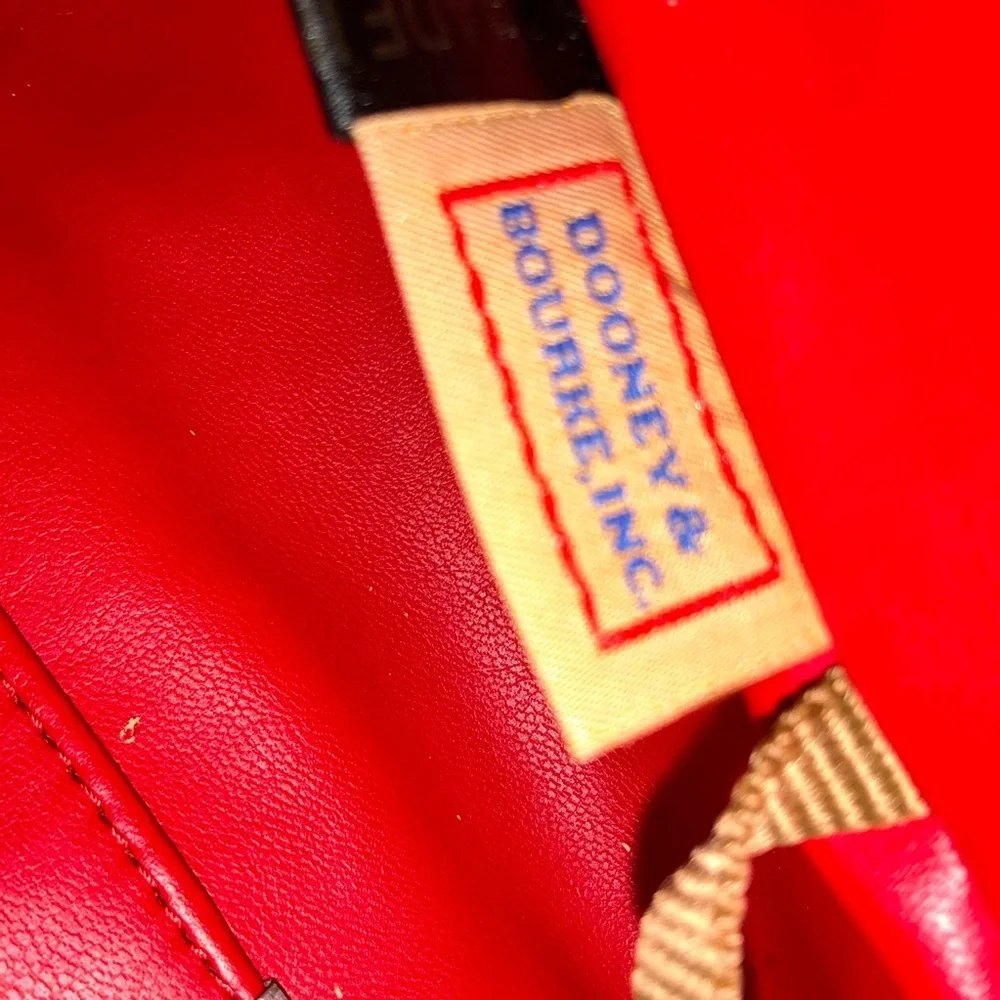 Dooney & Bourke Sophie Hobo Mushroom Taupe Black Leather Bag Tassels NWT‎